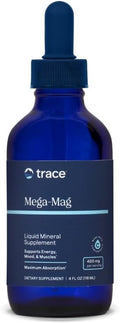 Trace Minerals Mega-Mag 400mg Liquid Magnesium Drops - 118ml