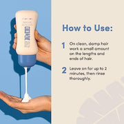 How to Use: Conditioner being applied to wet hand.