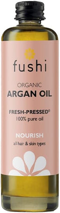 Fushi Organic Argan Oil 100 ml | Fresh-Pressed & 100% Pure Nourishing Oil for Hair, Skin & Nails