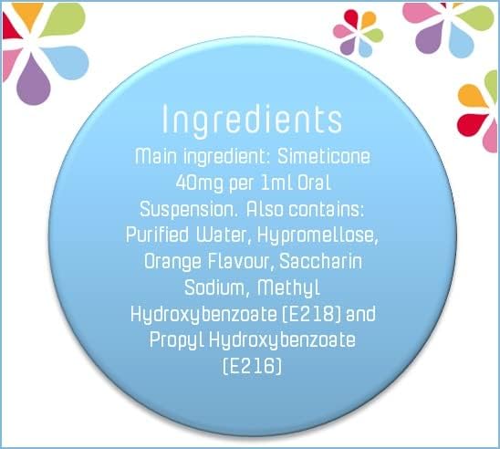 Infacol Baby Comfort Aid 55ml bottle with dropper, for infant wind and colic support ingredients.