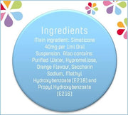 Infacol Baby Comfort Aid 55ml bottle with dropper, for infant wind and colic support ingredients.