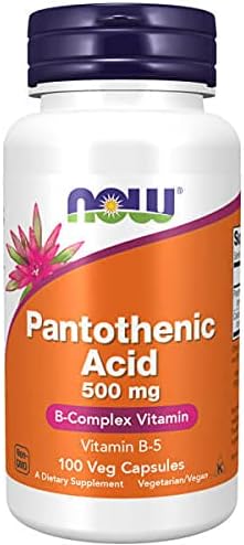 NOW Foods Pantothenic Acid, 500mg