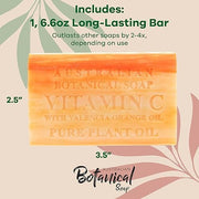 Australian Botanical Valencia Orange & Vitamin C Soap Bar size