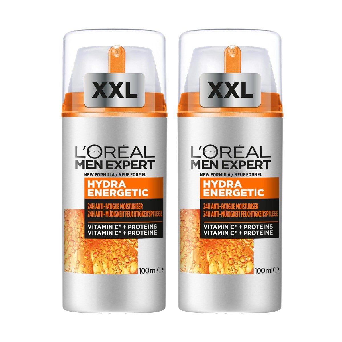 L'Oréal Men Expert Hydra Energetic moisturiser XXL 2x100ml tubes