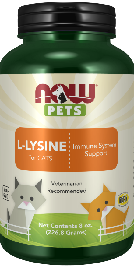 Now Foods L-Lysine for Cats Powder Immune System Support