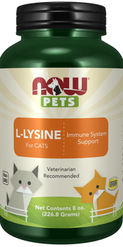 Now Foods L-Lysine for Cats Powder Immune System Support