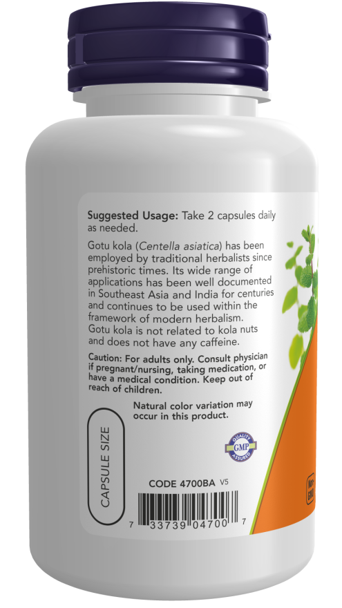 Now Foods Gotu Kola 450 mg Veg Capsules