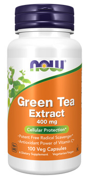 Now Foods Green Tea Extract 400 mg Veg Capsules Cellular Protection*