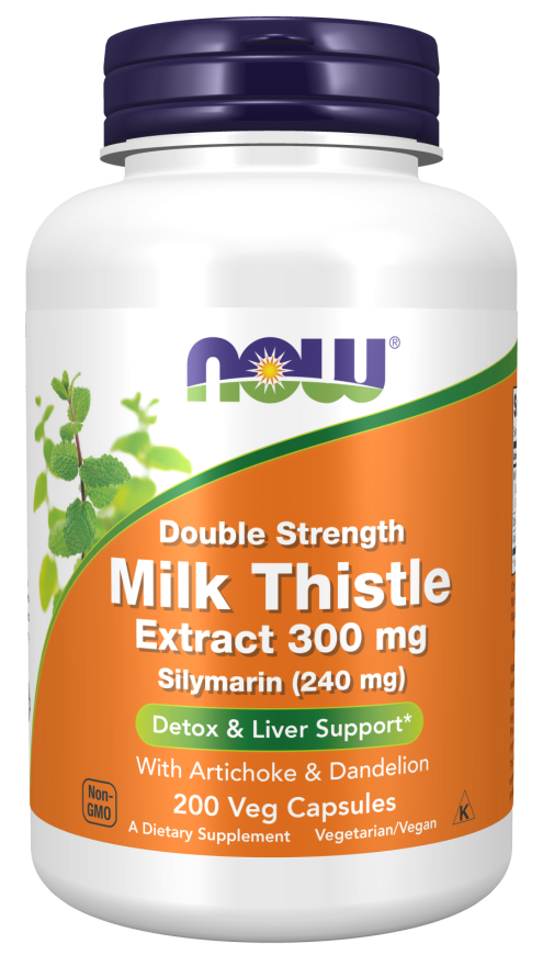 Milk Thistle Extract, Double Strength 300 mg Veg Capsules