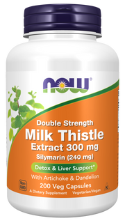 Milk Thistle Extract, Double Strength 300 mg Veg Capsules