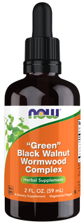 NOW Black Walnut Wormwood Clove Herbal Extract Liquid - 59 mL
