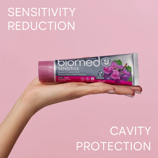 BIOMED Gentle Care Toothpaste - 98% Natural with Hydroxyapatite