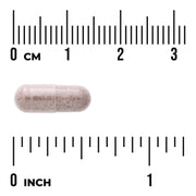 Swanson Full Spectrum Black Cohosh Root 540 mg capsule size comparison with measurement scale