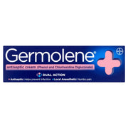Germolene Antiseptic Cream Dual Action 30g box packaging