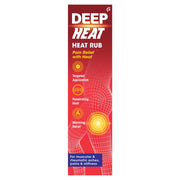 Deep Heat Heat Rub Cream tube packaging warming cream 35g front product image