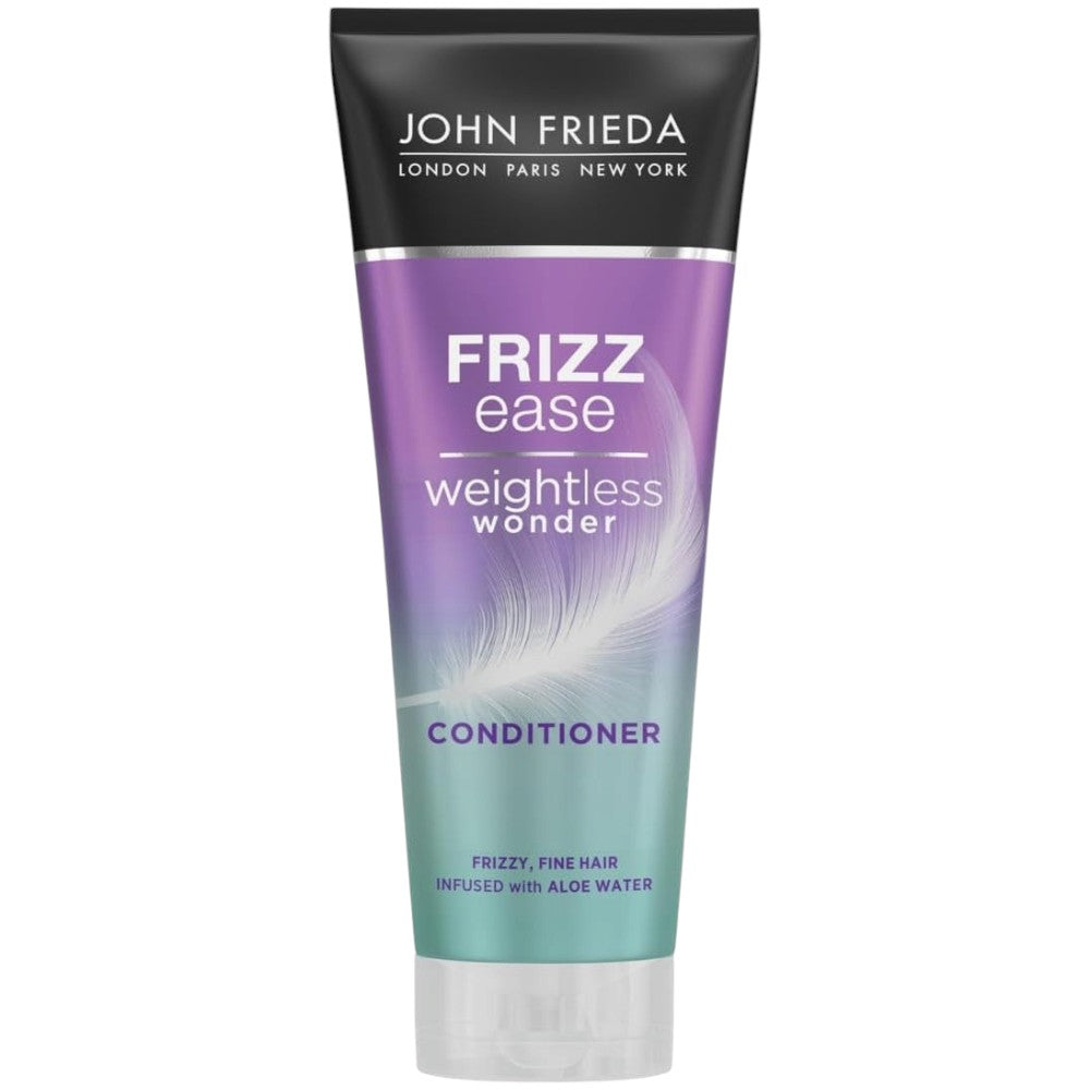John Frieda Frizz Ease Weightless Wonder conditioner aloe extract 250ml tube front packaging