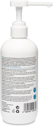 Label of Clinisept+ Skin Cleanser showing ingredients, barcode and directions.