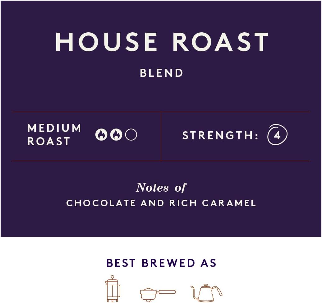 Union House Roast Original Blend Cafetiere Grind Coffee - 200g