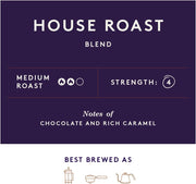 Union House Roast Original Blend Cafetiere Grind Coffee - 200g