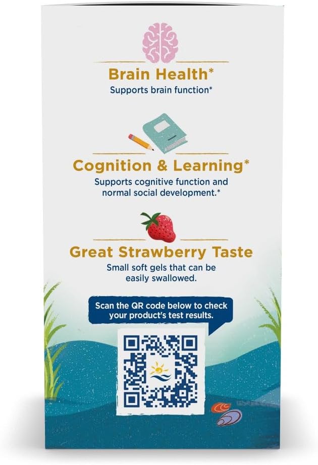 Supplement facts for Nordic Naturals high-potency teen omega-3 soft gels.