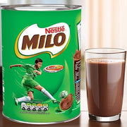 Nestlé Milo Chocolate Malt Drink Powder pouch chocolate flavour 400g prepared chocolate malt beverage serving suggestion