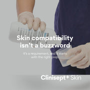 Clinisept+ Skin Prep Solution - Hypochlorous Acid Cleanser with Pump - 490ml