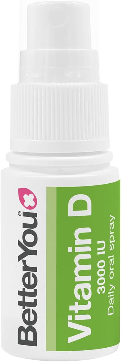 BetterYou Vitamin D3 3000 IU Oral Spray bottle, 15ml.