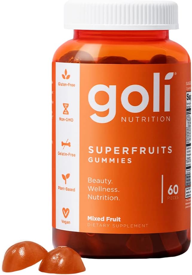 Goli Nutrition Superfruits Beauty Gummies.