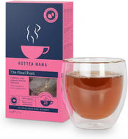 How to Use Image: Hottea Mama raspberry leaf tea brewing cup 14 bags