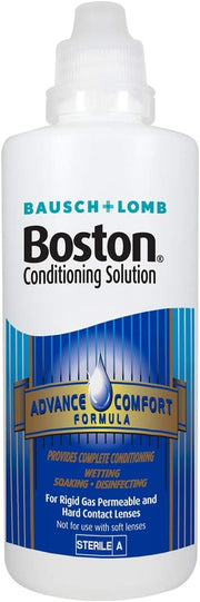 Bausch & Lomb Boston Conditioning Solution bottle on a white background