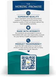 Supplement facts panel and directions for Nordic Naturals Probiotic Daily.