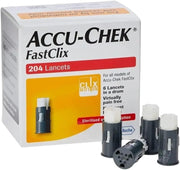 Accu-Chek FastClix lancet drum on a white background.