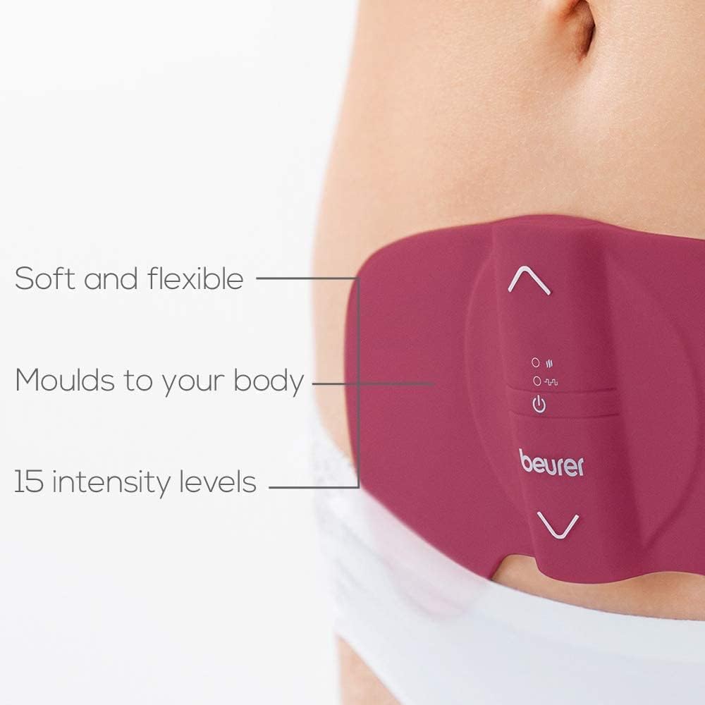 Beurer EM50 Menstrual Relax Device, Rechargeable - Pink. 15 levels.