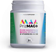 PrizMAG+ Pure Magnesium Bisglycinate 90 capsules
