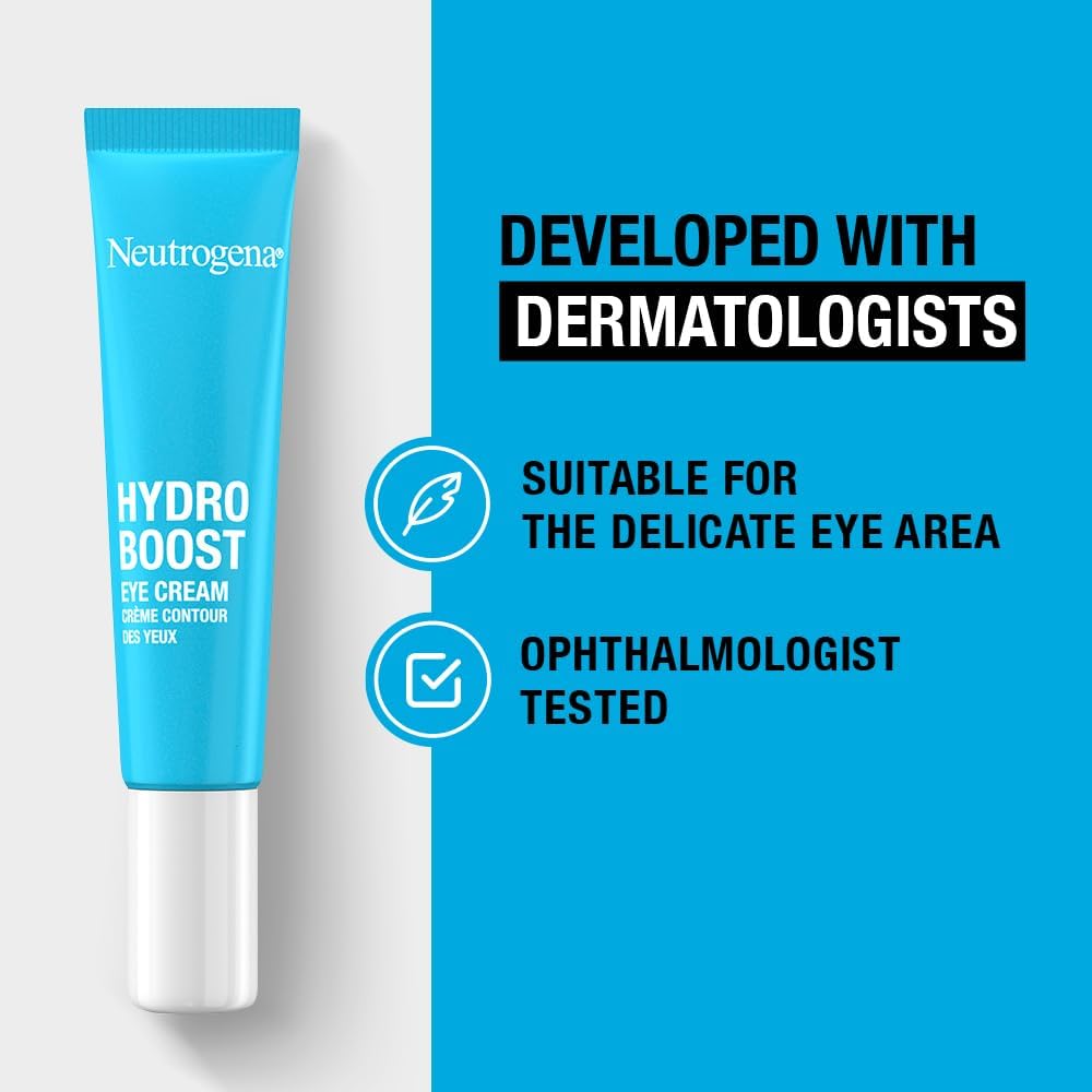 Neutrogena Hydro Boost Eye Cream 15ml - With Hyaluronic Acid & Vitamin E