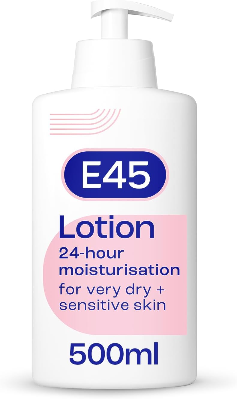 E45 Moisturising Lotion pump bottle, 500ml.