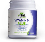 MAG365 Vitamin D Plus Capsules bottle, 60 count.