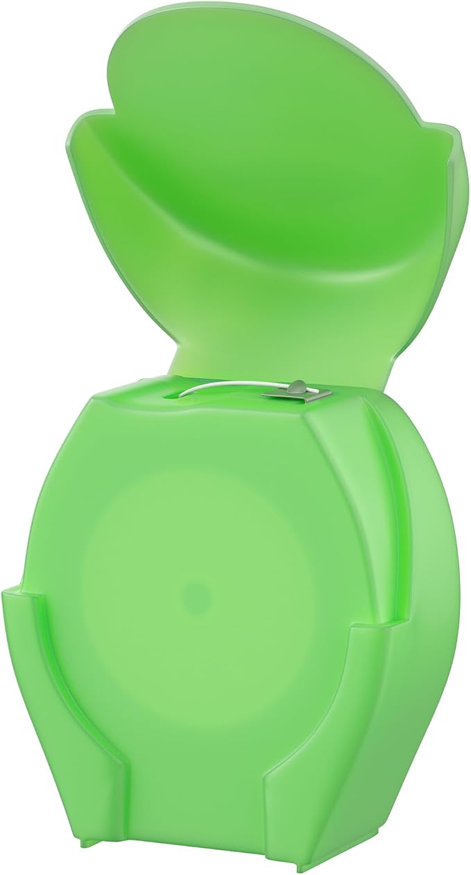 BIOMED Mint and Yuzu flavored dental floss dispenser on a clean background.