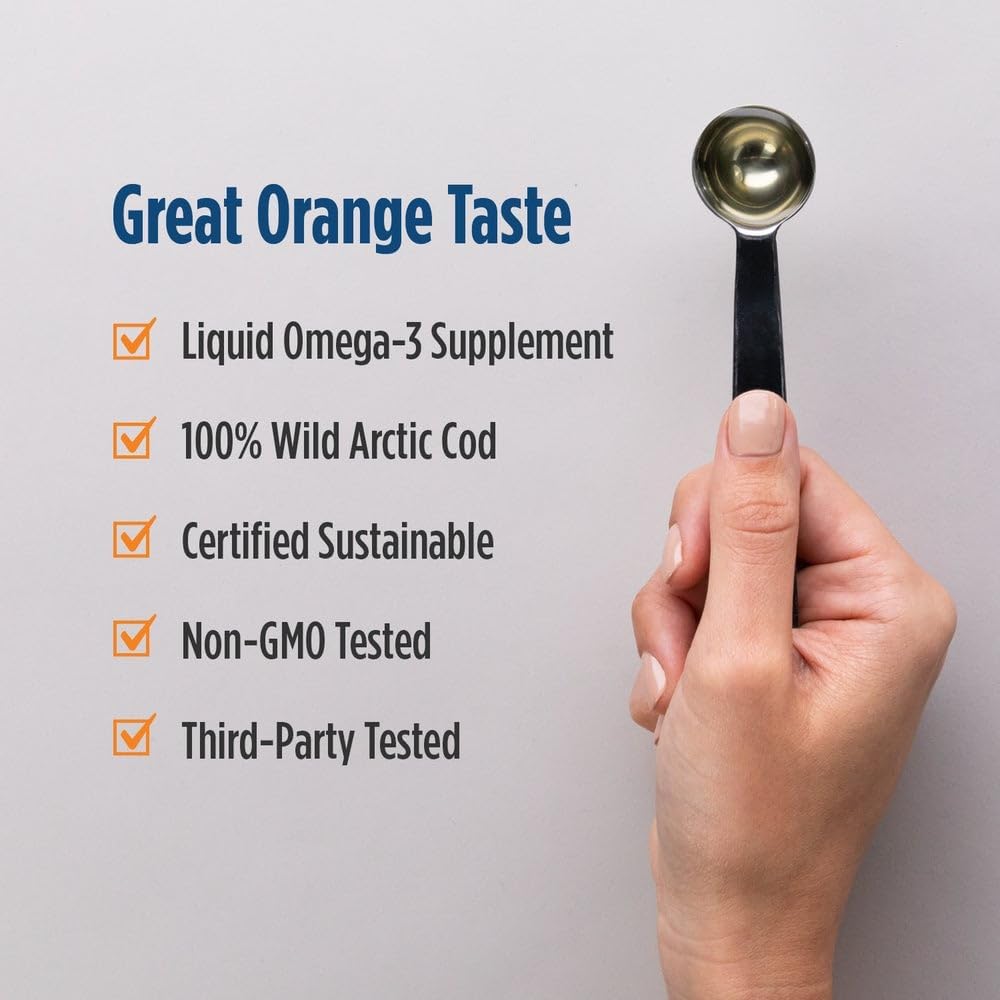 Nordic Naturals Arctic Cod Liver Oil Orange 473ml Pack of 2