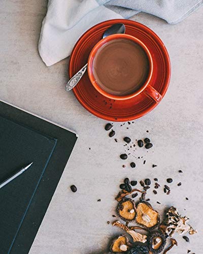 How to use: Laird Superfood Peruvian medium roast mushroom coffee 340g brewing instructions on white background