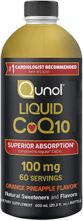 Qunol Liquid CoQ10 100mg Orange Pineapple Flavour