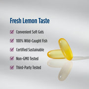 Nordic Naturals Complete Omega Soft Gels - 565mg Omega 3 with GLA Lemon softgels