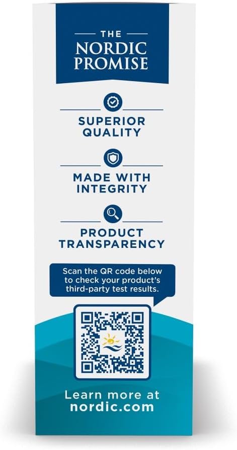 Nordic Naturals Zero Sugar Ultimate Omega Tropical Fruit - 54 Gummies box side view.