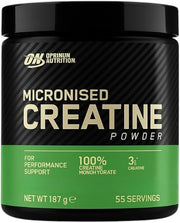 Optimum Nutrition Micronised Creatine Powder container