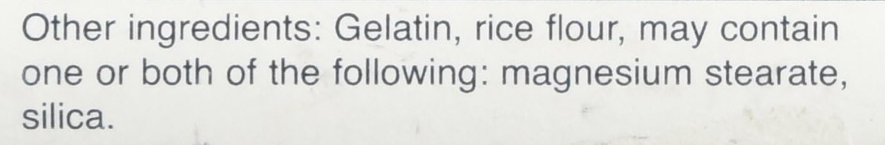 Text indicating ingredients and potential allergens on a product label.