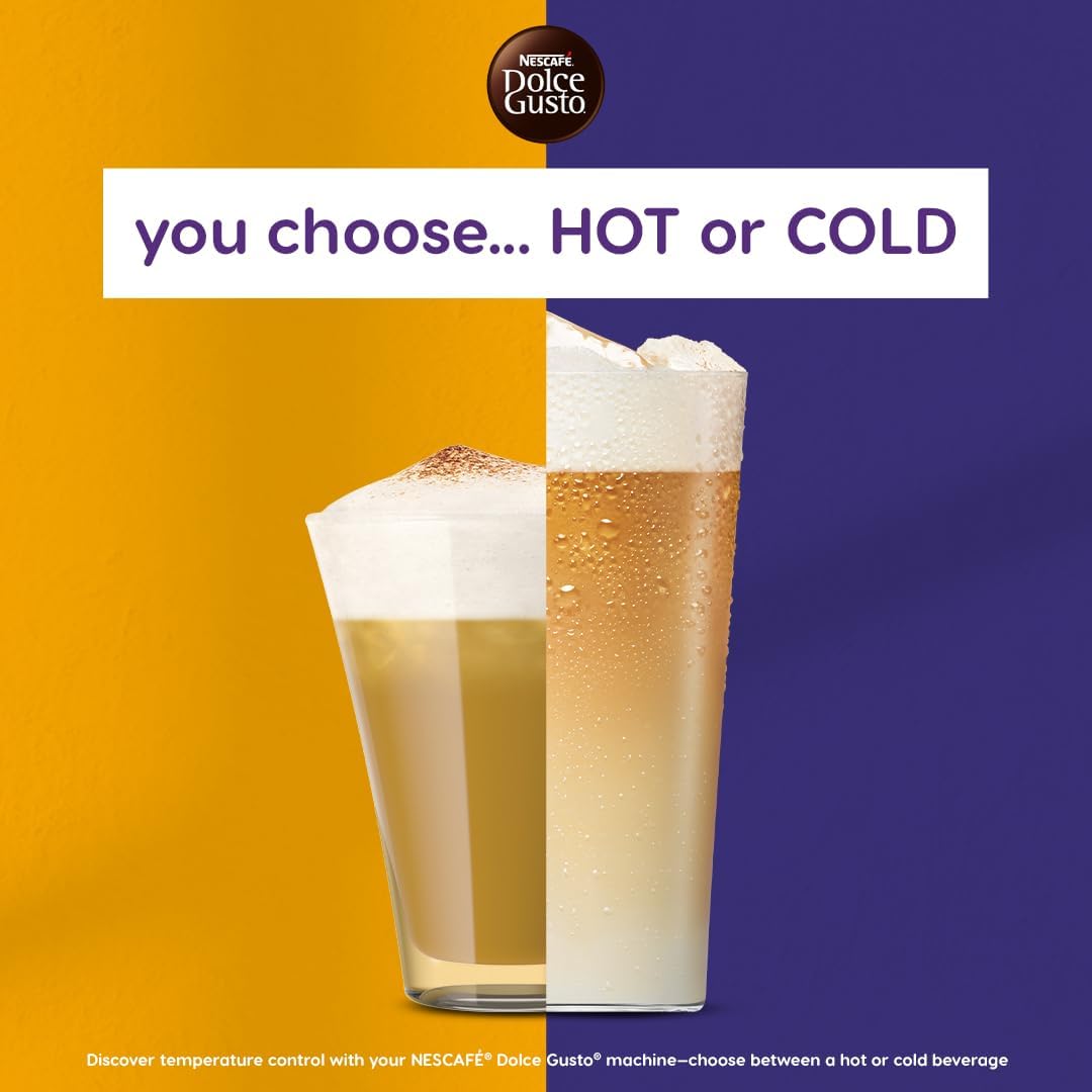 NESCAFÉ Dolce Gusto Latte Macchiato Coffee Pods, hot or cold.