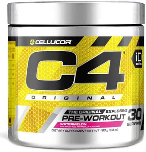 Cellucor C4 Original pre-workout supplement container on a white background