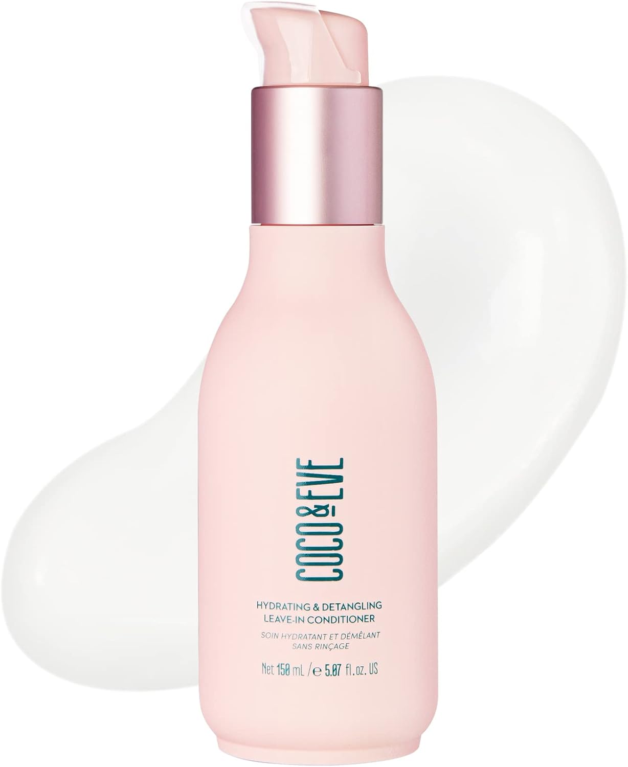 Coco & Eve Hydrating & Detangling Leave-In Conditioner bottle, 150ml.