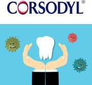 Corsodyl Fresh Mint Mouthwash - With Chlorhexidine for Plaque Control - 600ml