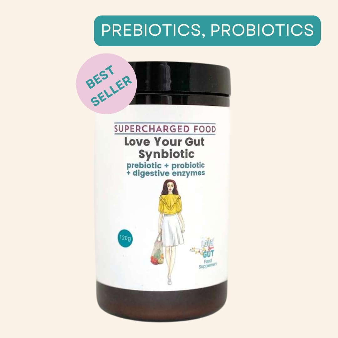 Supercharged Food Synbiotic Powder for Gut Health - 120g